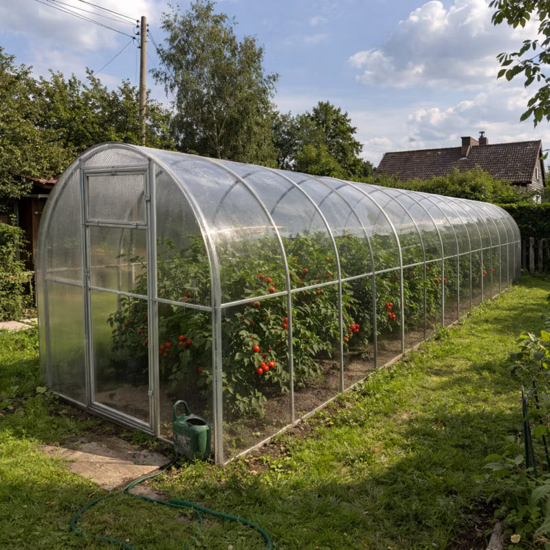 Drivhus i Polycarbonat 200x1000 cm 20 m²