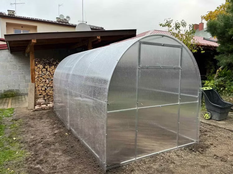 Drivhus i Polycarbonat 200x1200x200 cm 24 m²