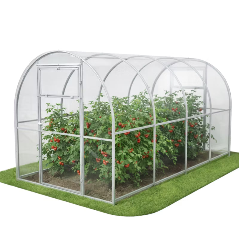 Drivhus i Polycarbonat 200x400 cm 8 m²