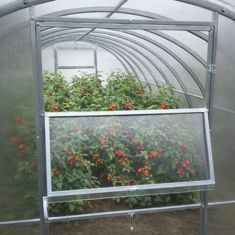 Drivhus i Polycarbonat 200x400 cm 8 m²