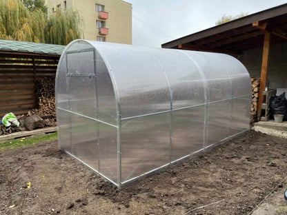 Drivhus i Polycarbonat 200x400 cm 8 m²