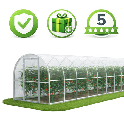 Drivhus i Polycarbonat 240x1200 cm 28,8 m²