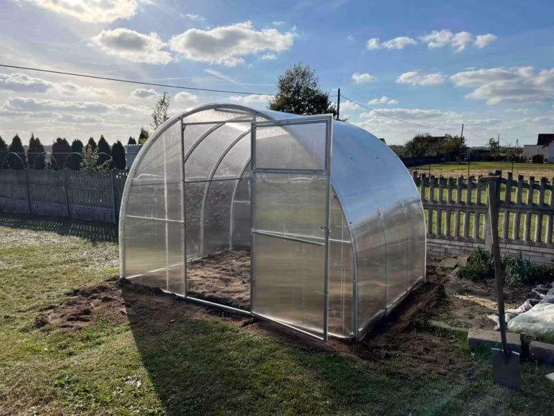 Drivhus i Polycarbonat 300x1200 cm 36 m² Transparent