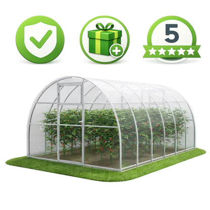 Drivhus i Polycarbonat 300x400 cm 12 m²