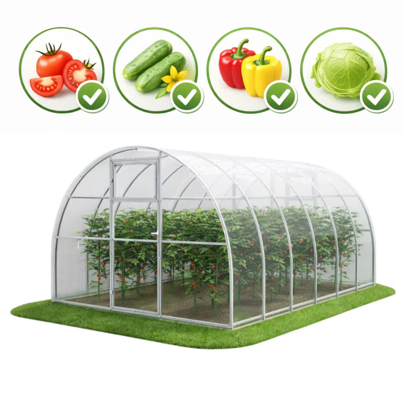 Drivhus i Polycarbonat 300x400 cm 12 m²