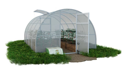 Drivhus i Polycarbonat 300x600 cm 18 m² Klar