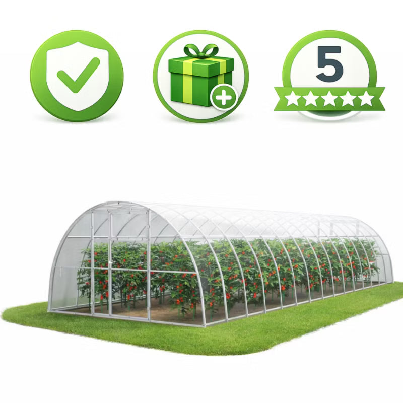 Drivhus i Polycarbonat 350x1000 cm 35 m²
