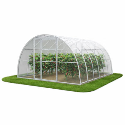 Drivhus i Polycarbonat 350x400x204 cm 14 m² 8 mm