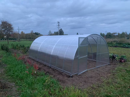 Drivhus i Polycarbonat 350x600 cm Transparent 21 m²
