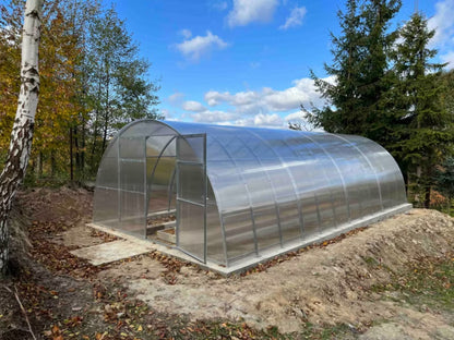 Drivhus i Polycarbonat 400x200 cm 8 m²