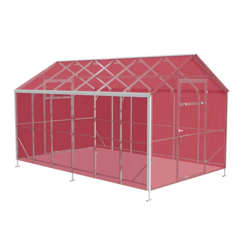 Drivhus i Polycarbonat Domek 15 m²