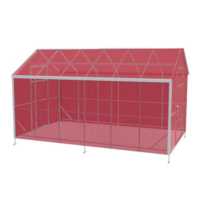 Drivhus i Polycarbonat Domek 15 m²