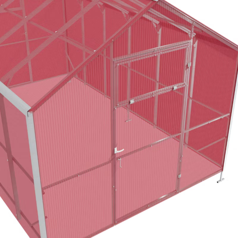 Drivhus i Polycarbonat Domek 15 m²