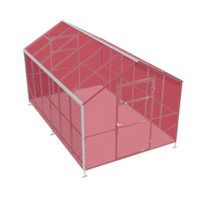 Drivhus i Polycarbonat Domek 15 m²