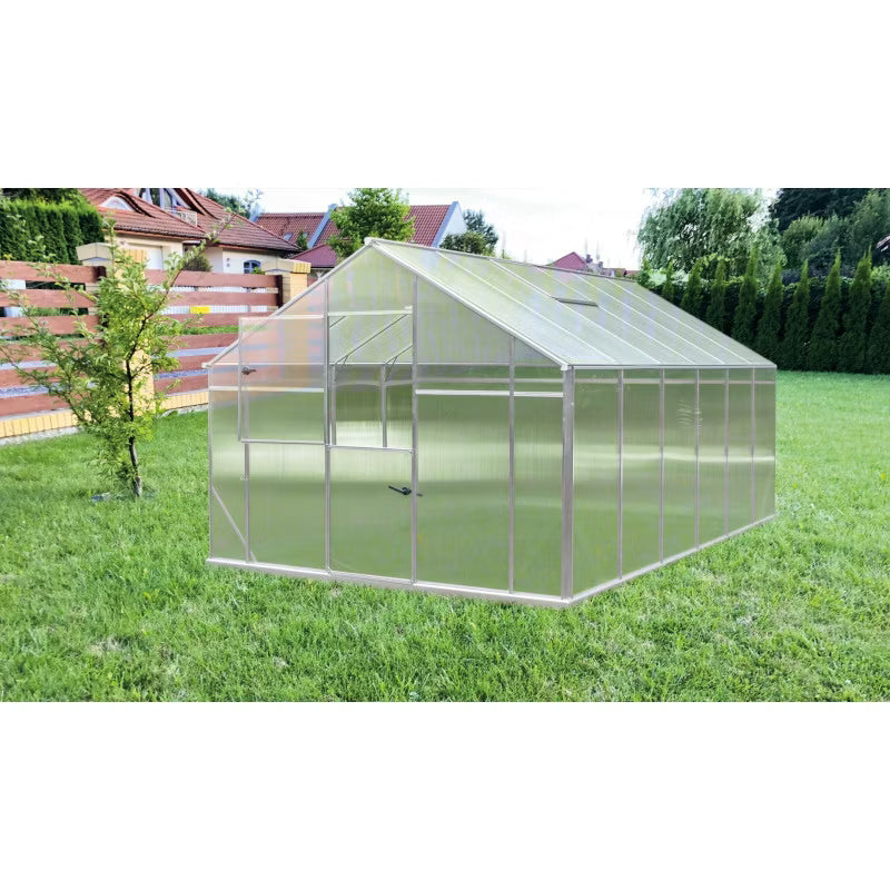 Drivhus Polycarbonat Sanus L-12 570x220 cm Aluminium