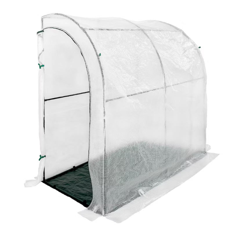 Drivhustunnel 2x1x2 m Hvid Folie UV