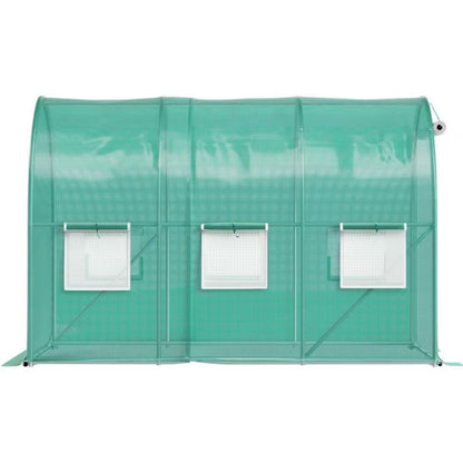 Drivhustunnel 3x2x2 m Grøn 6 m²