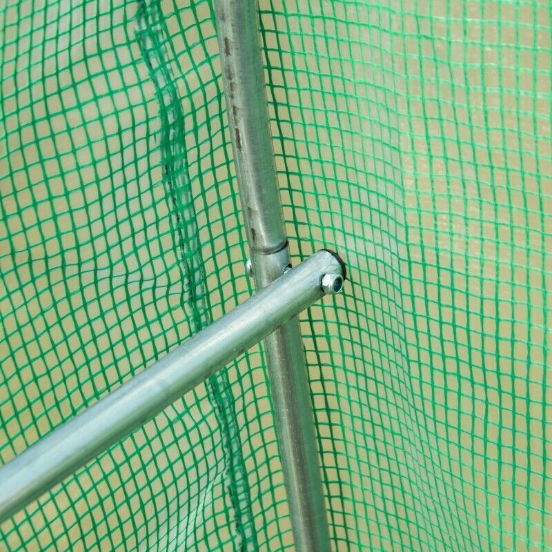 Drivhustunnel 3x2x2 m Grøn 6 m²