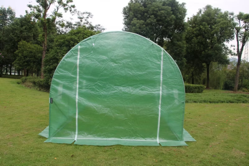 Drivhustunnel 4x2,5x2 m Grøn 10 m²