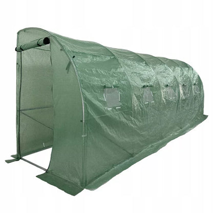 Drivhustunnel 6x1,5 m Grøn UV 9 m²