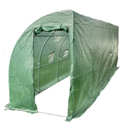 Drivhustunnel 6x1,5 m Grøn UV 9 m²
