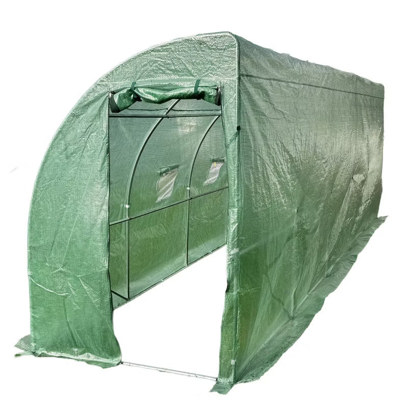 Drivhustunnel 6x1,5 m Grøn UV 9 m²
