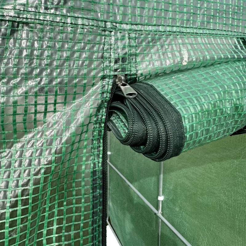 Drivhustunnel 6x1,5 m Grøn UV 9 m²