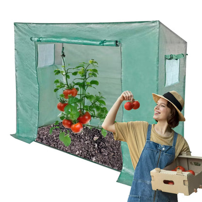 Drivhustunnel 77x200 cm Grøn UV-Folie 1,5 m²