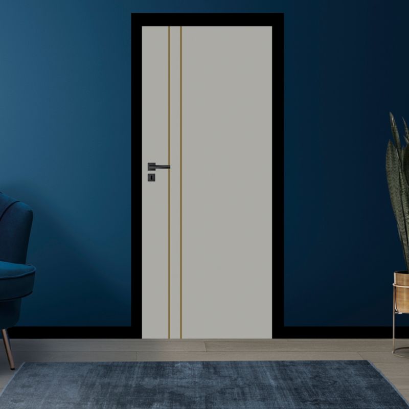 Indvendig Dør Fortia Toscania 70 Grå Kobber 2035x744x40 mm