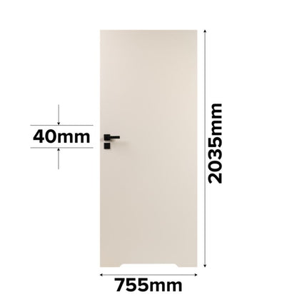 Indvendig dør med ventilationsspalte Exmoor 80 cm Kashmir