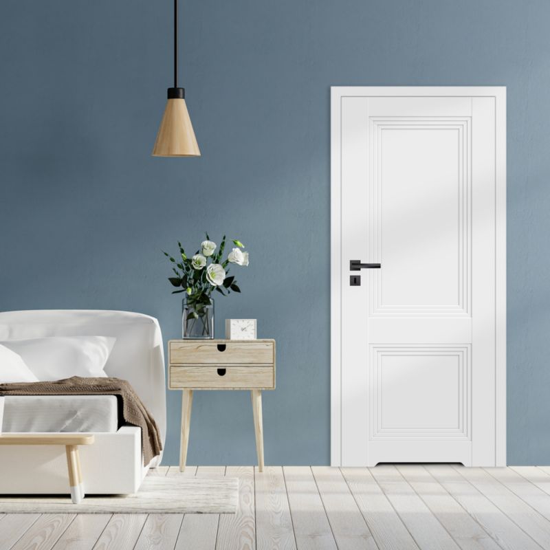 Indvendig Dør Med Ventilationsspalte Surin 80 cm Hvid