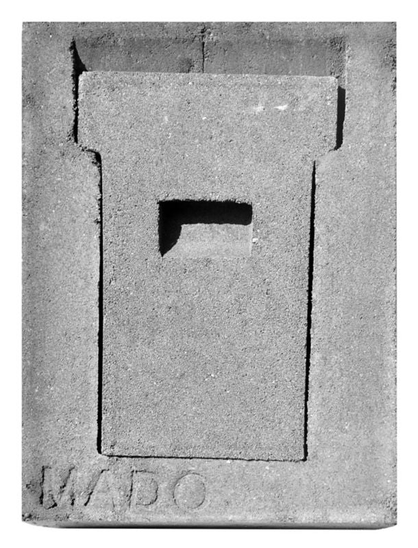 Skorstenslåge Beton 20x28 cm Grå