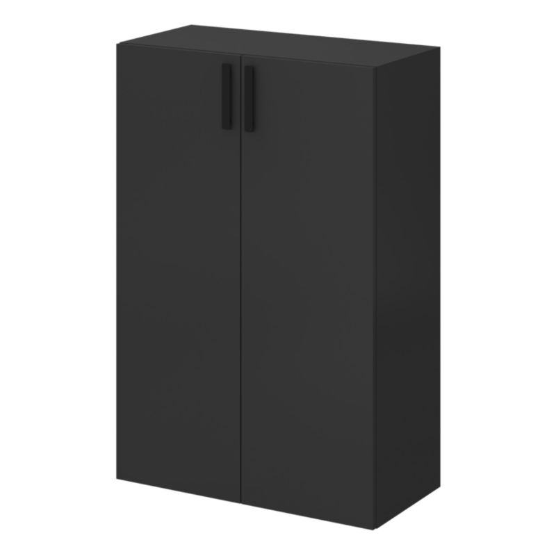 Dør til korpus 112,5 x 37,5 cm GoodHome Atomia mat‑sort