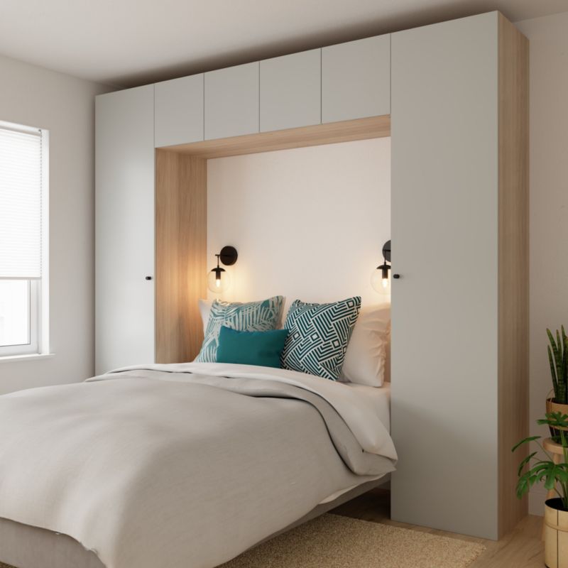 Dør til korpus 225 x 37,5 cm GoodHome Atomia grå