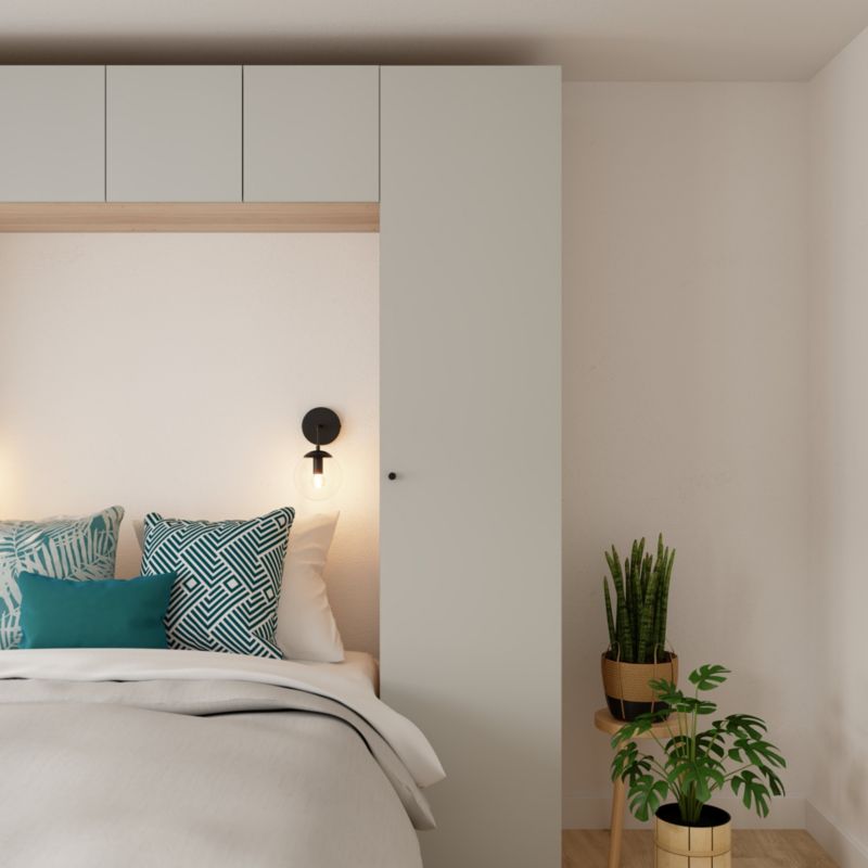 Dør til korpus 225 x 37,5 cm GoodHome Atomia grå