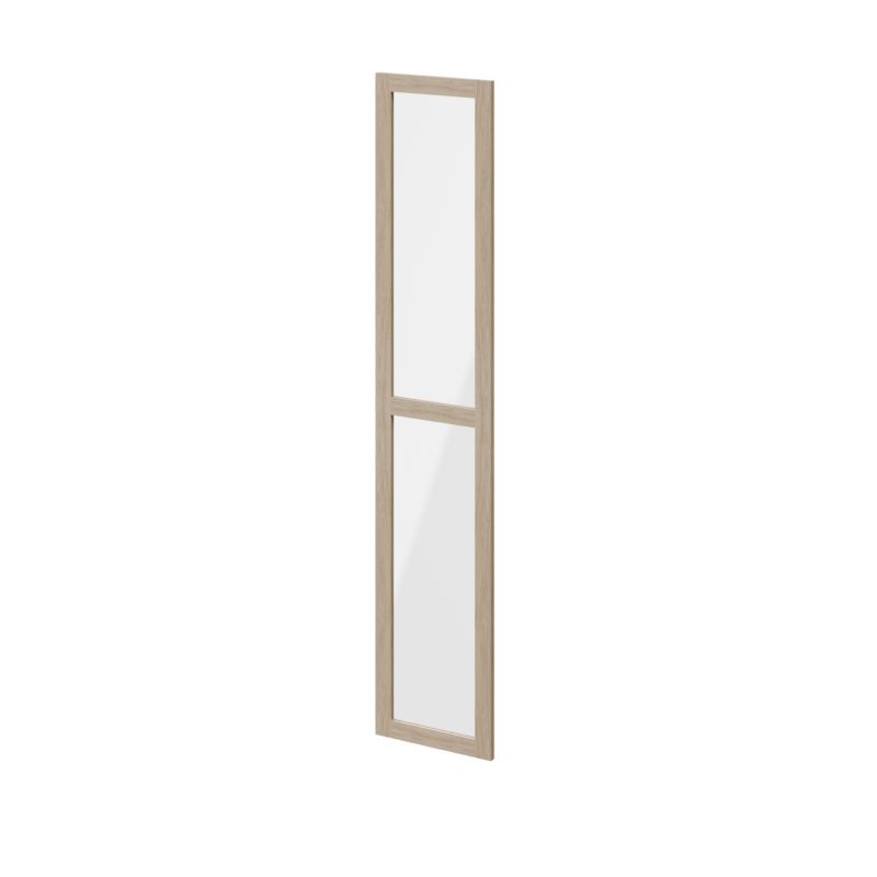 Dør til korpus 37,5 x 187,5 cm GoodHome Atomia egetræ/gennemsigtigt glas