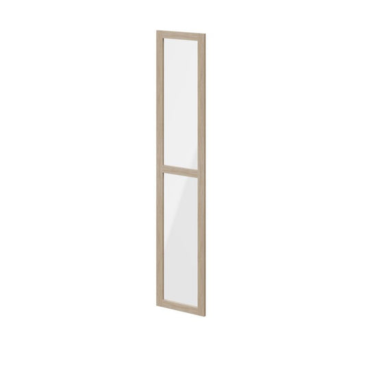 Dør til korpus 37,5 x 187,5 cm GoodHome Atomia egetræ/gennemsigtigt glas