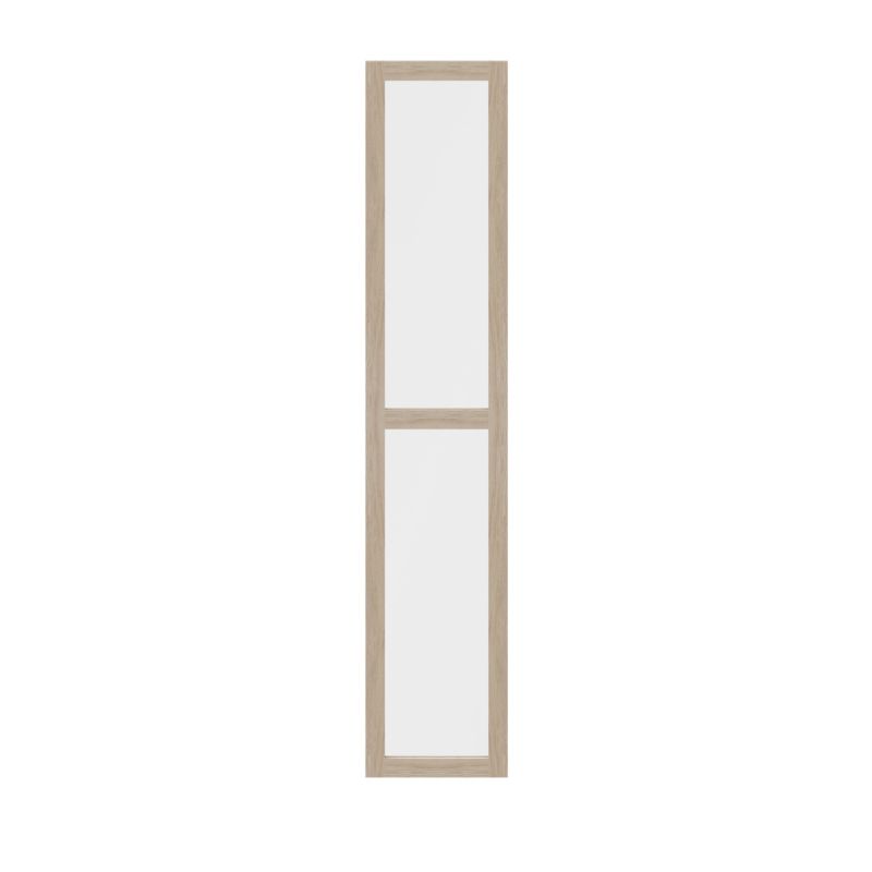 Dør til korpus 37,5 x 187,5 cm GoodHome Atomia egetræ/gennemsigtigt glas