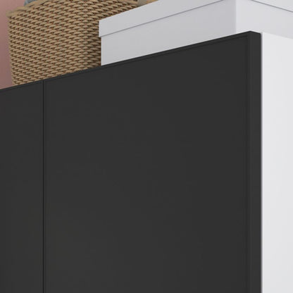 Dør til korpus 37,5 x 225 cm GoodHome Atomia med mat-antracit ramme