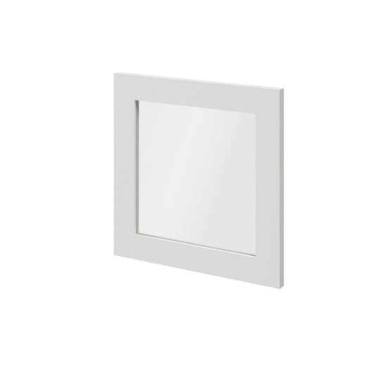 Dør til korpus 37,5 x 37,5 cm GoodHome Atomia hvid/gennemsigtigt glas
