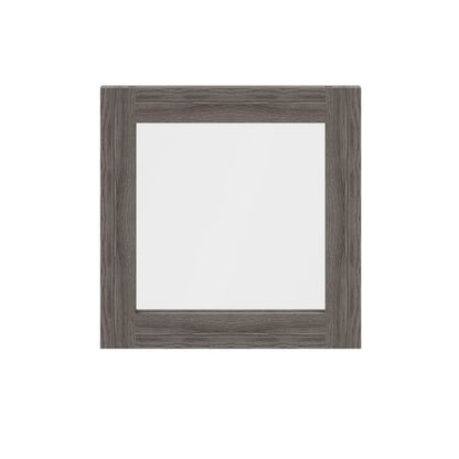 Dør til korpus 37,5 x 37,5 cm GoodHome Atomia grå eg/gennemsigtigt glas