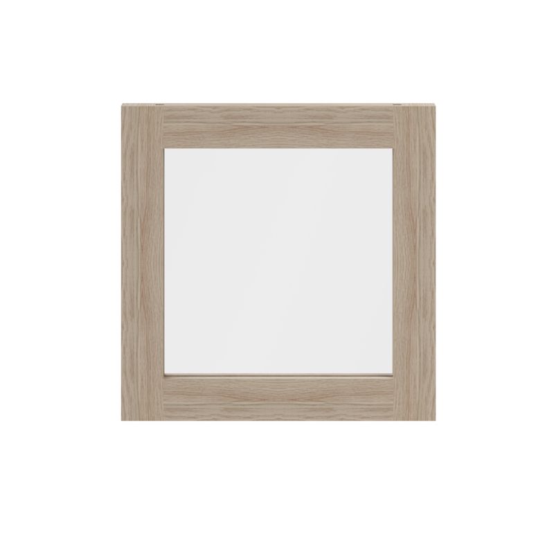 Dør til korpus 37,5 x 37,5 cm GoodHome Atomia egetræ/gennemsigtigt glas