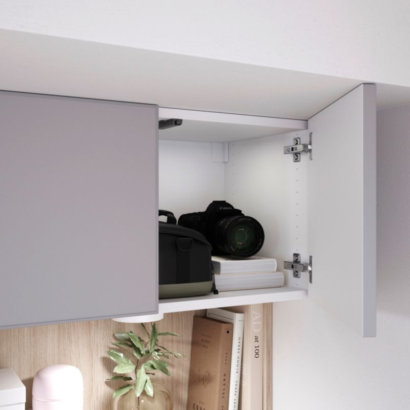 Dør til korpus 37,5 x 37,5 cm GoodHome Atomia med lysgrå mat ramme