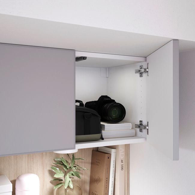 Dør til korpus 37,5 x 37,5 cm GoodHome Atomia med lysgrå mat ramme