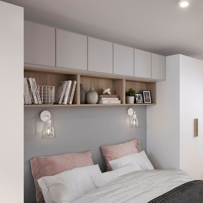 Dør til korpus 37,5 x 37,5 cm GoodHome Atomia med lysgrå mat ramme