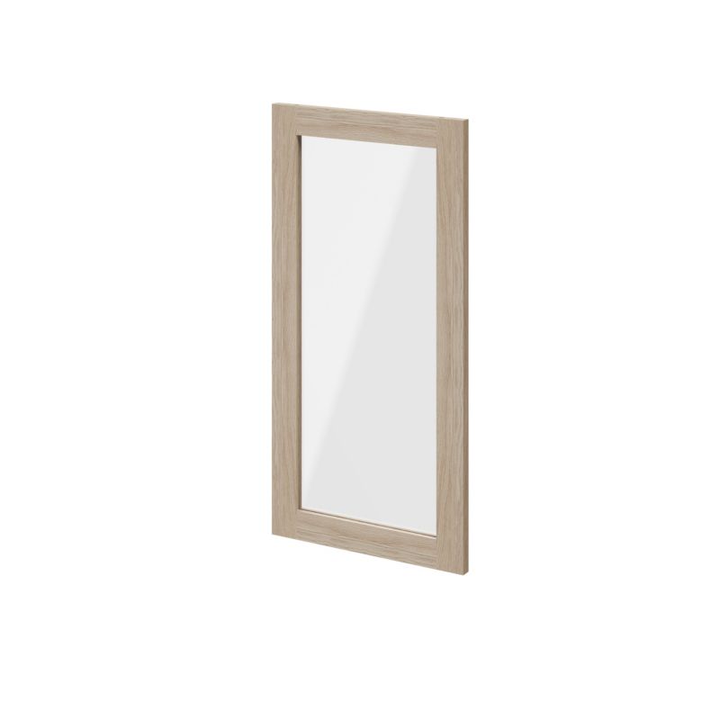 Dør til korpus 37,5 x 75 cm GoodHome Atomia egetræ/transparent glas