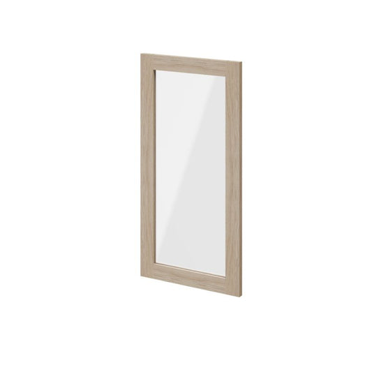 Dør til korpus 37,5 x 75 cm GoodHome Atomia egetræ/transparent glas