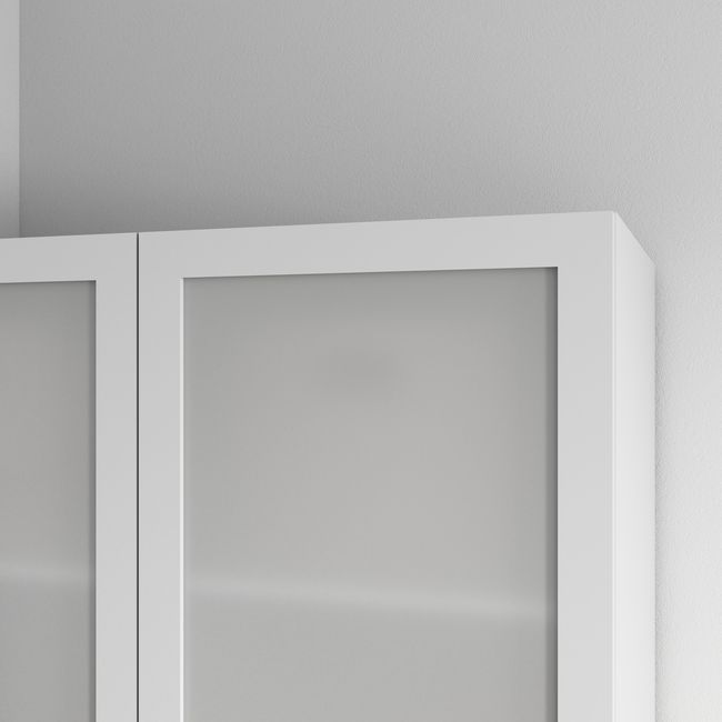 Dør til korpus 50 x 187,5 cm GoodHome Atomia hvid/matglas