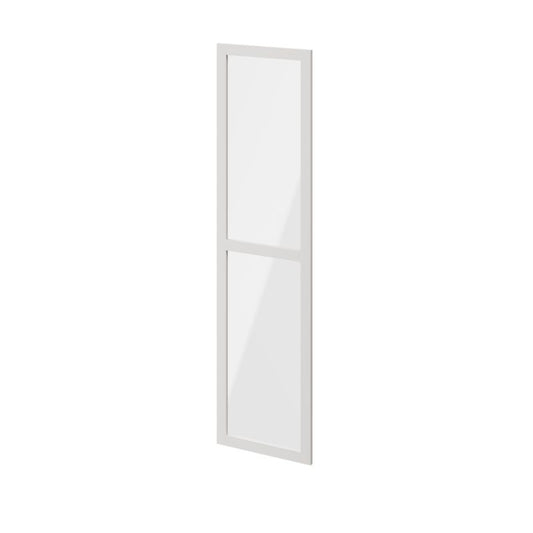 Dør til korpus 50 x 187,5 cm GoodHome Atomia hvid/gennemsigtigt glas