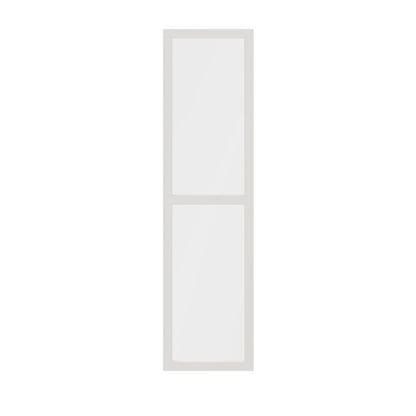 Dør til korpus 50 x 187,5 cm GoodHome Atomia hvid/gennemsigtigt glas
